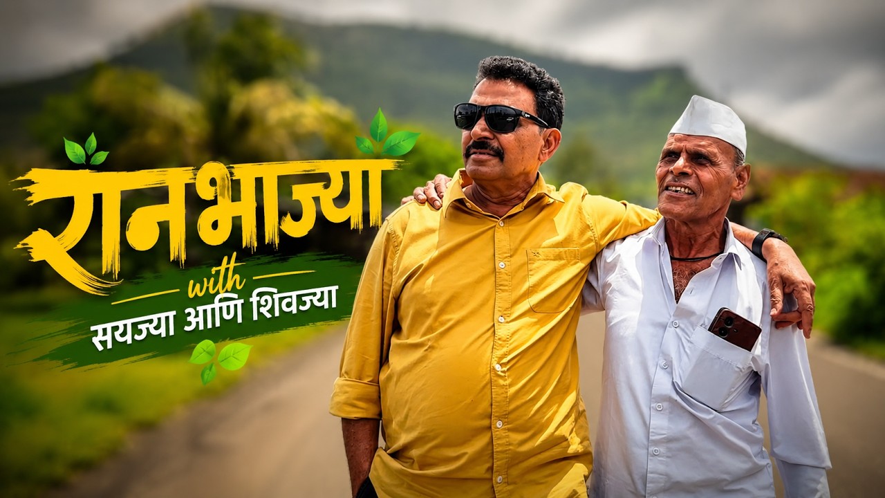 रानभाज्या  with सयज्या शिवज्या || सयाजी शिंदे || शिवाजी शिंदे || Sayaji Shinde || Shivaji Shinde.