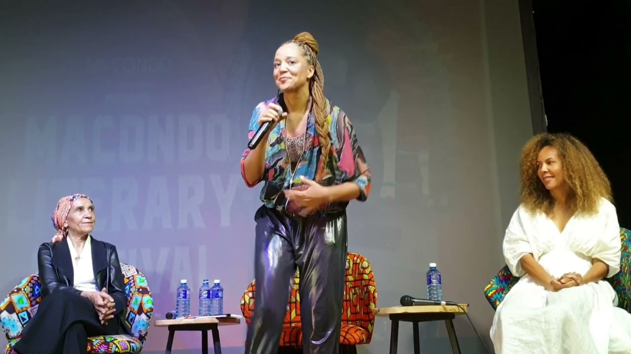 Sylvie Kande, Roberta Estrela D'Alva, and Yara Nakahanda Monteiro at the Macondo Litfest 2022