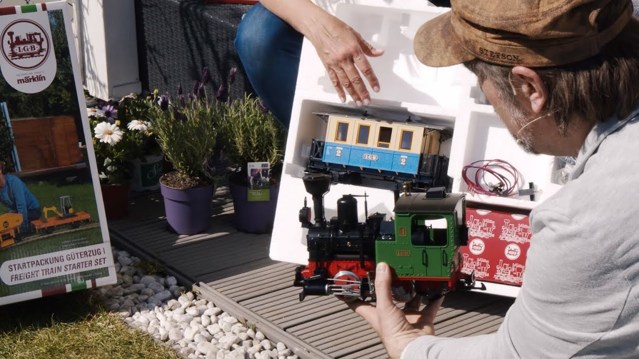 LGB Gartenbahn - Startset Personenzug und Güterzug Spur G - Wir bauen eine Gartenbahn (Teil 1)