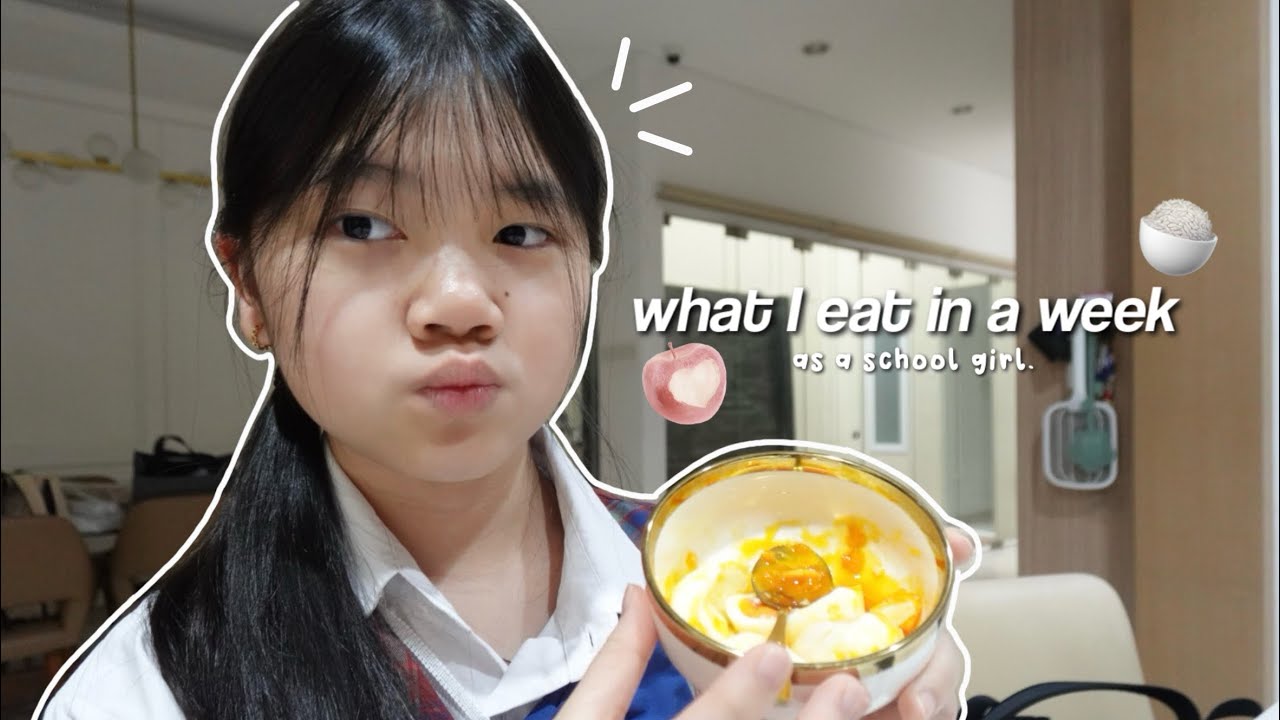 what I eat in a week as a schoolgirl 🍙 (homecooked meals, school lunch & snacks)