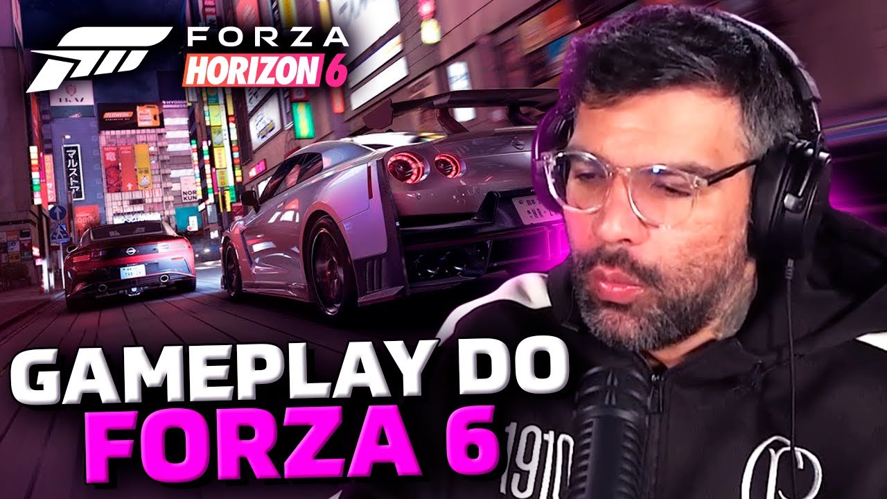 CROSS FICA LOUCO COM FORZA 6 (reação do evento xbox)