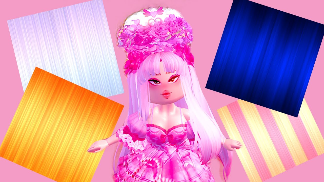 how to make straight hair textures on Royale High!