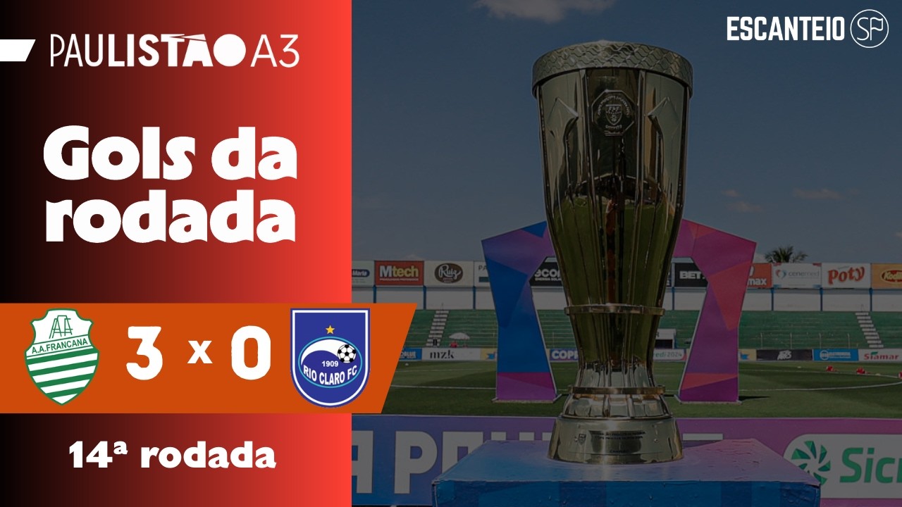 FRANCANA VENCE E SAI DO Z2 | Francana 3 x 0 Rio Claro | Gols do Paulistão Série A3 2026