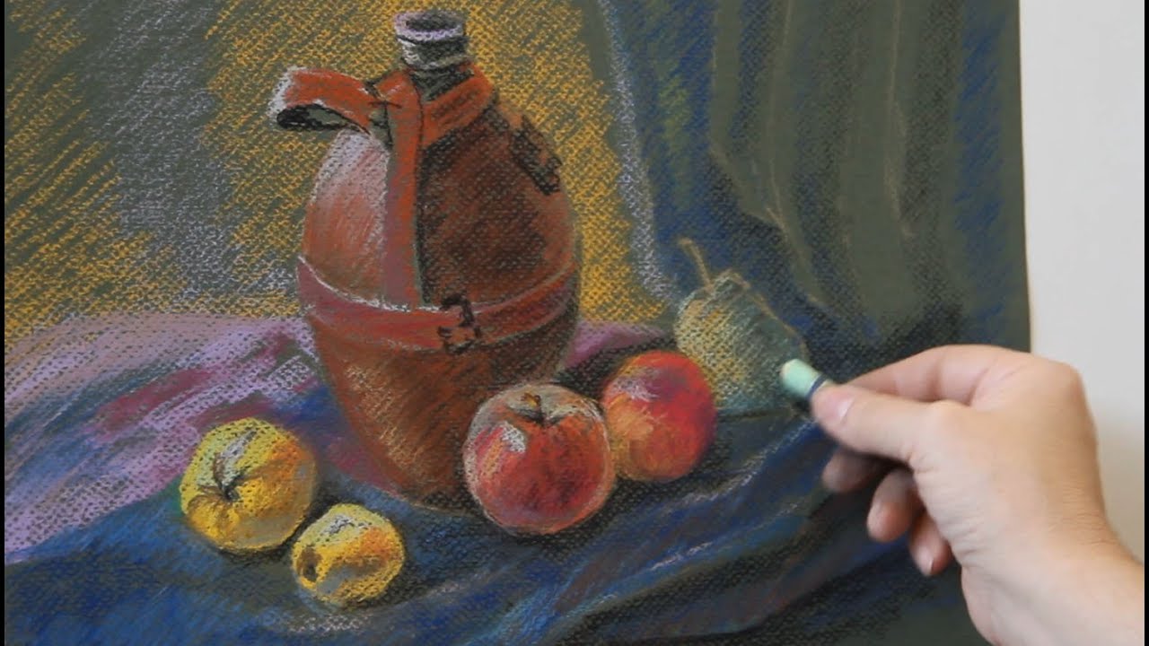 «Уроки рисования». Пастель (9.10.2015)