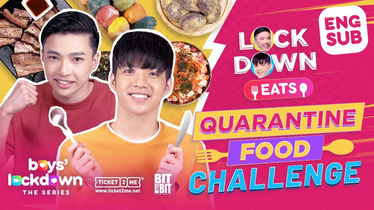 #BoysLockdown | Ali King and Alec Kevin | Food Challenge with KeyChen [ENG SUB]