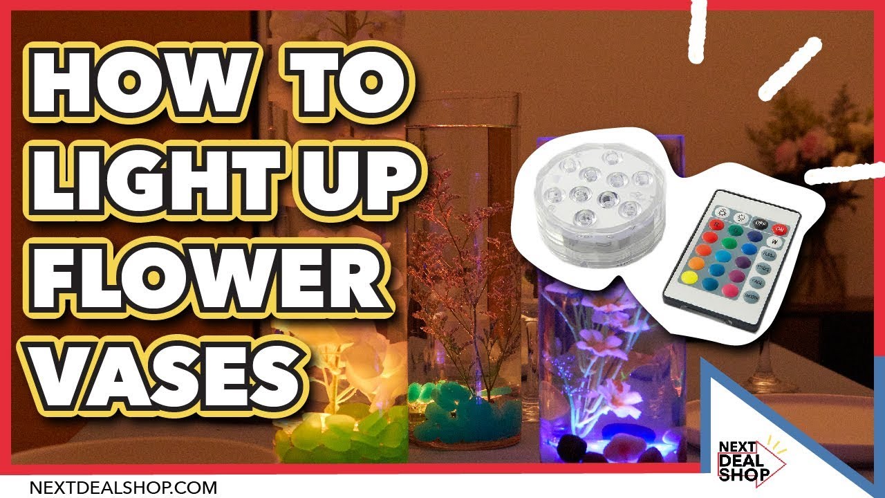 How To Make Light Up Flower Vases - A Colorful Way To Boost Home Displays! Next Deal Shop