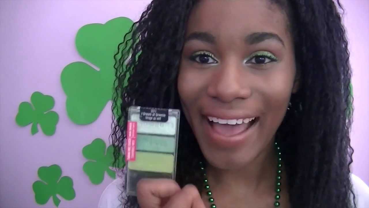 Wearable St Patrick's Day Makeup Tutorial |Drugstore products