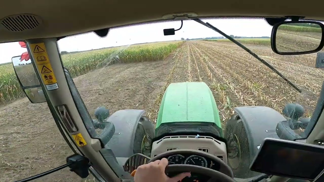 [POV] Mais Abfahren | JOHN DEERE 6250R + Kaweco Radium 255 | Maishäckseln