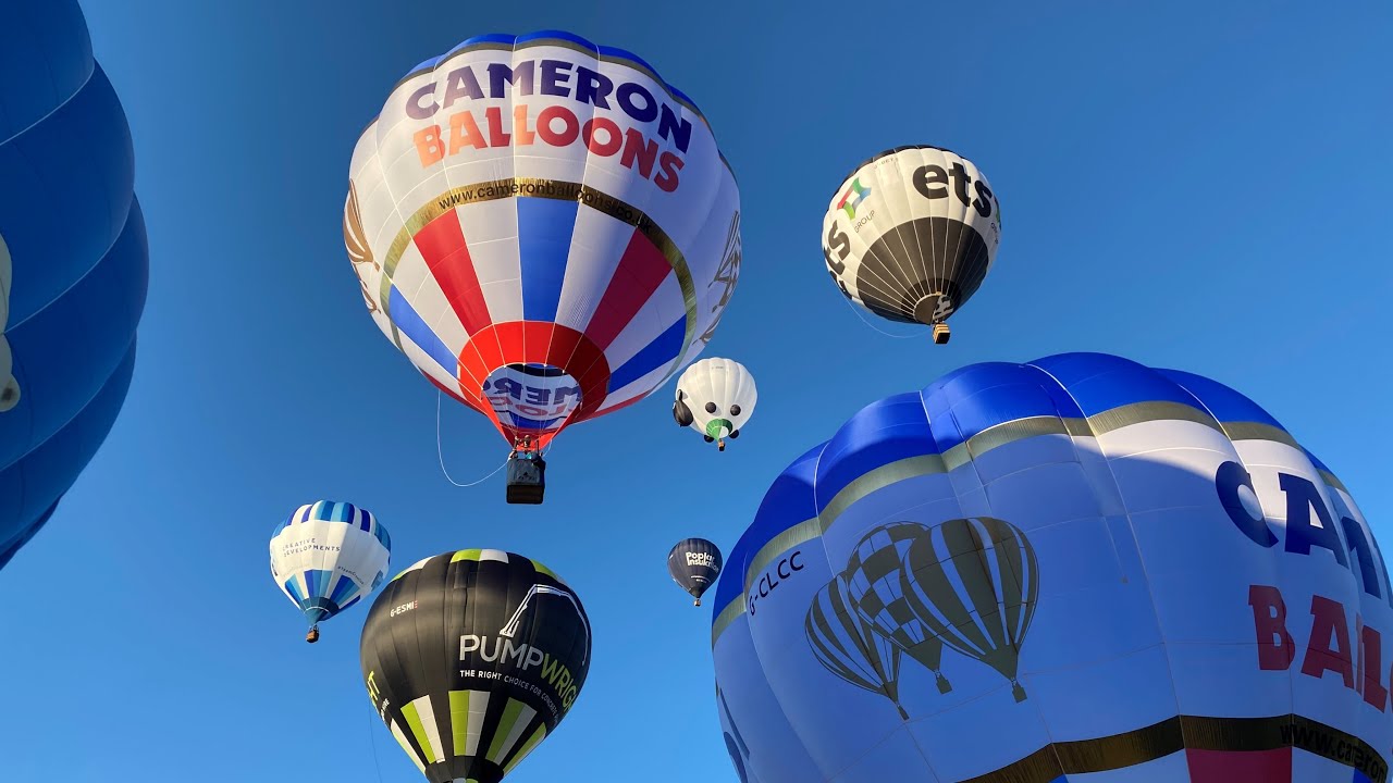 MJ Ballooning | Friday AM Launch | Bristol Balloon Fiesta 2022 (Video 1)