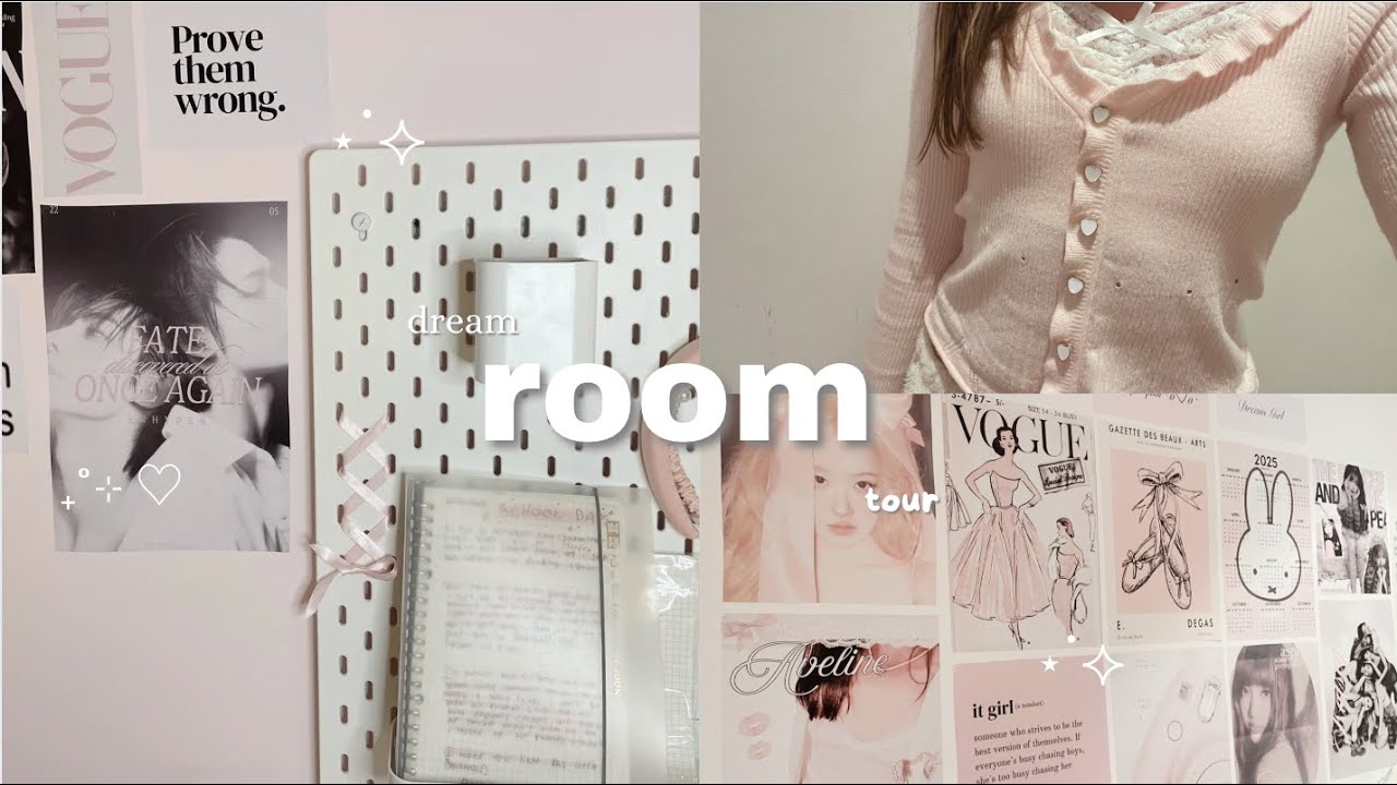 MY DREAM ROOM TOUR!! 🎀 | aesthetic, organized, clean, dream room...