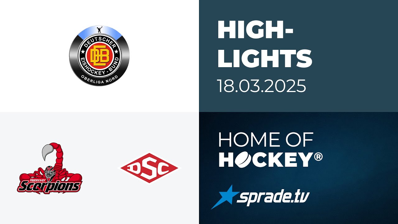 18.03.2025 - Highlights - Hannover Scorpions vs. Deggendorfer SC