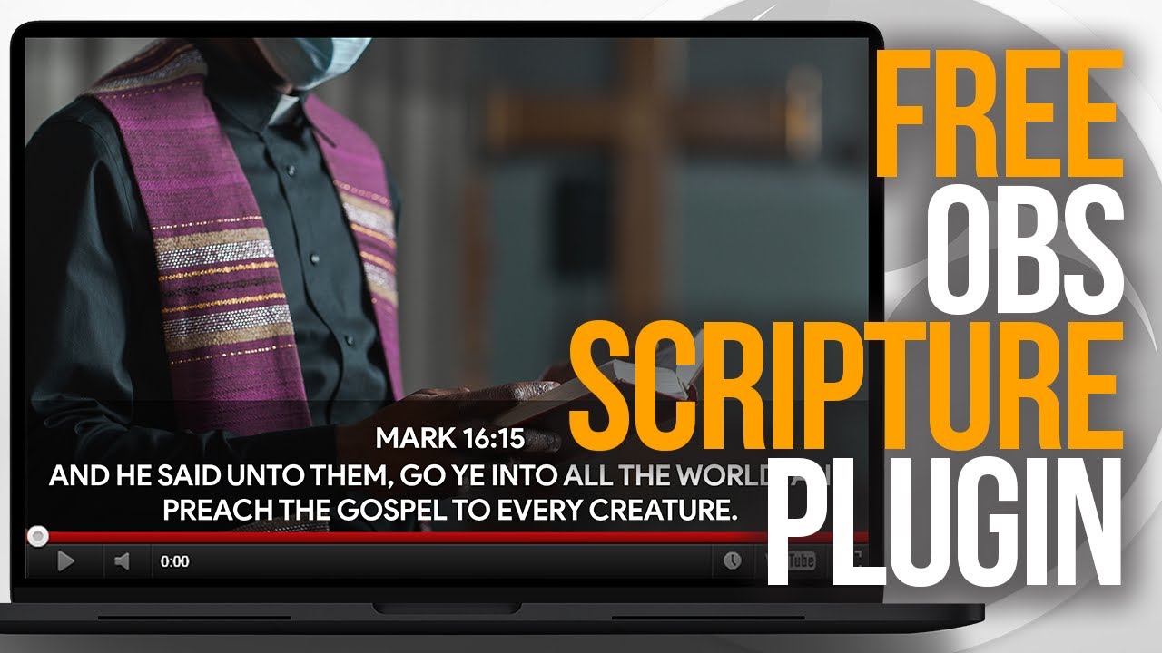 Как отображать отрывки из Священного Писания в прямом эфире в OBS | Плагин OBS Bible | Полное рук...