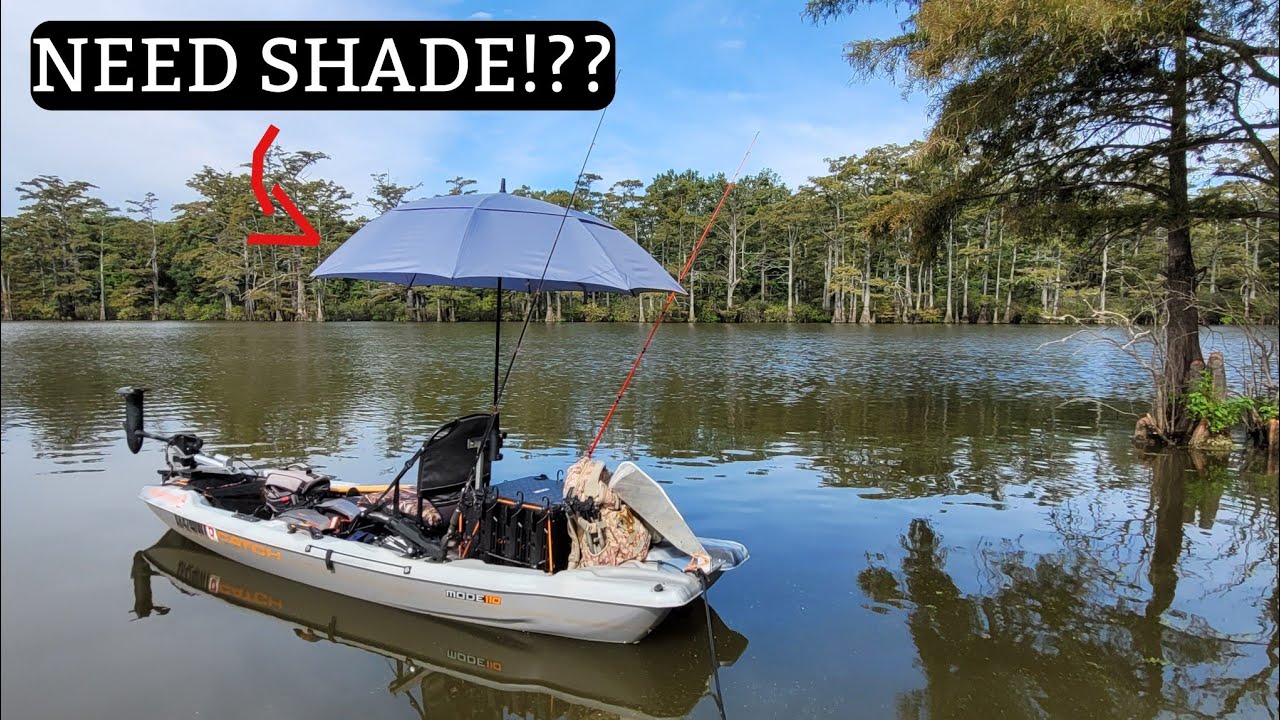 How to put a umbrella on your kayak!