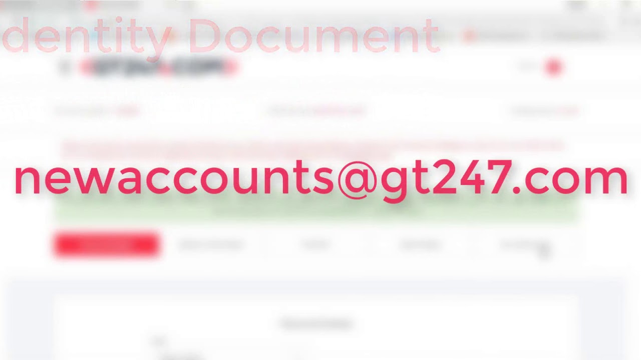 How to open a USD Account with GT247