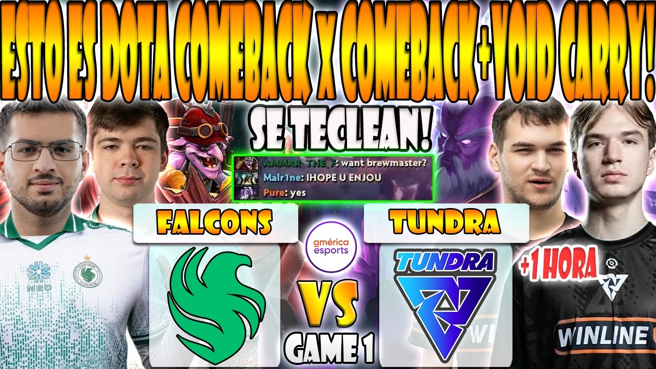 FALCONS vs TUNDRA BO2[GAME 1] ATF, MALR1NE, SKITER VS BZM, CRYSTALLIS,33-DREAMLEAGUE SEASON 28