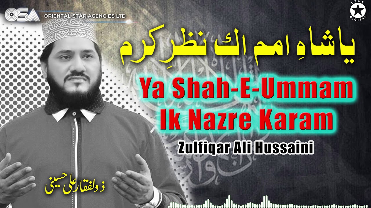 Ya Shah E Ummam Ik Nazre Karam | Zulfiqar Ali Hussaini | official version | OSA Islamic
