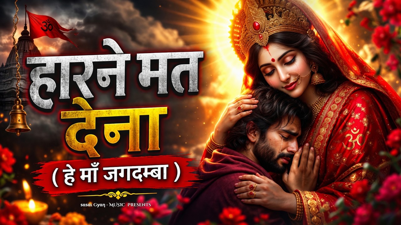 हारने मत देना माँ&hellip; 😢 सबसे भावुक दुर्गा वंदना | Powerful Durga Bhajan