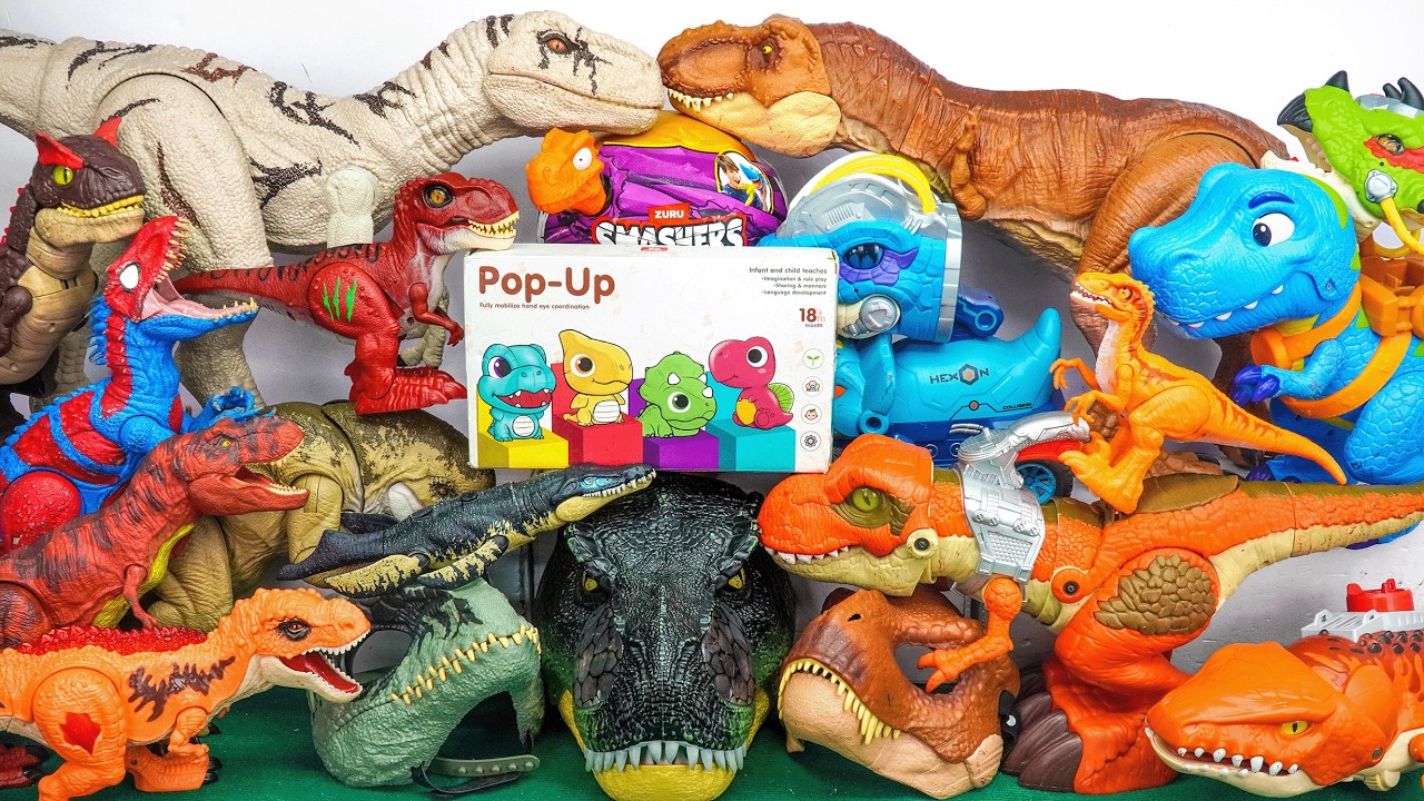 61 Minutes Satisfying with Unboxing Jurassic World Dinosaur Toy Collection ASMR | Review Toys