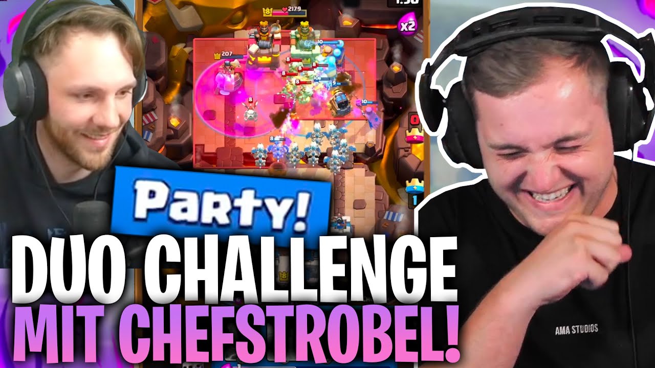 😂😅 WAS macht CHEFSTROBEL da?! | Next Level TACTICS in der PARTY CHALLENGE!