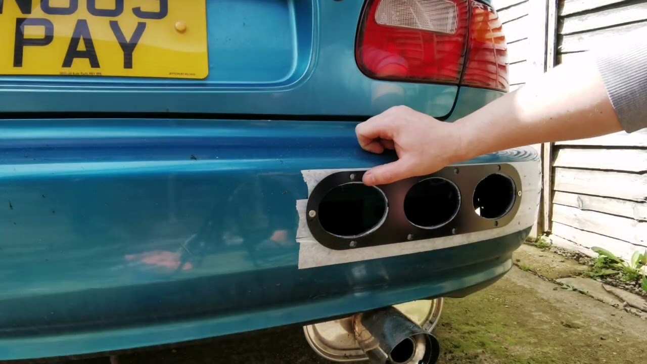 Civic EG Hatchback bumper vents install