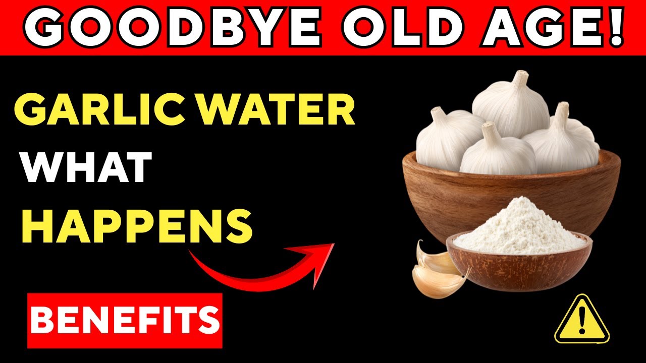 If You Drink GARLIC WATER for 30 Days?  What Happens |