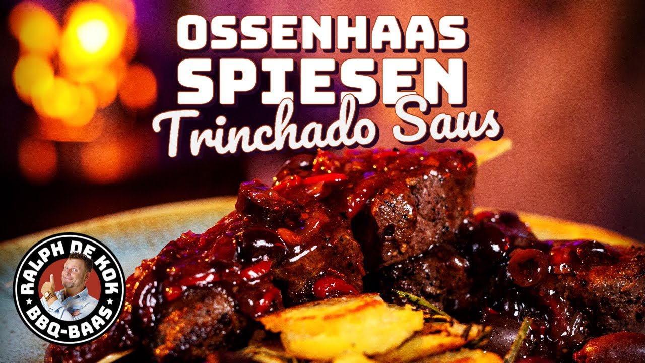 Ossenhaas spiesjes op de VUURPLAAT