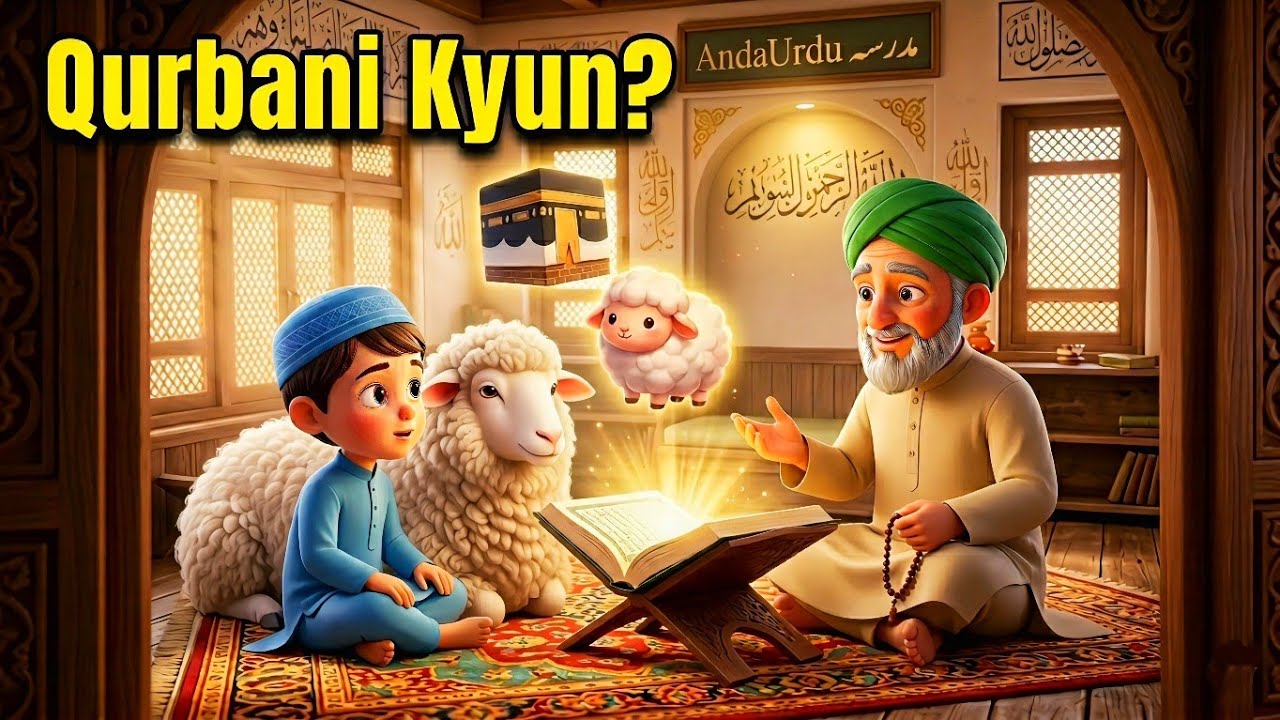 QURBANI KIU? 🐐 | Bachon ke liye Sabaq Amoz Kahani | Eid ul Adha Story 