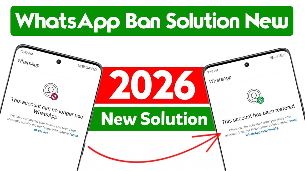 WhatsApp Unban kaise kare 2026 | This account can no longer use WhatsApp Problem New Solution 2026