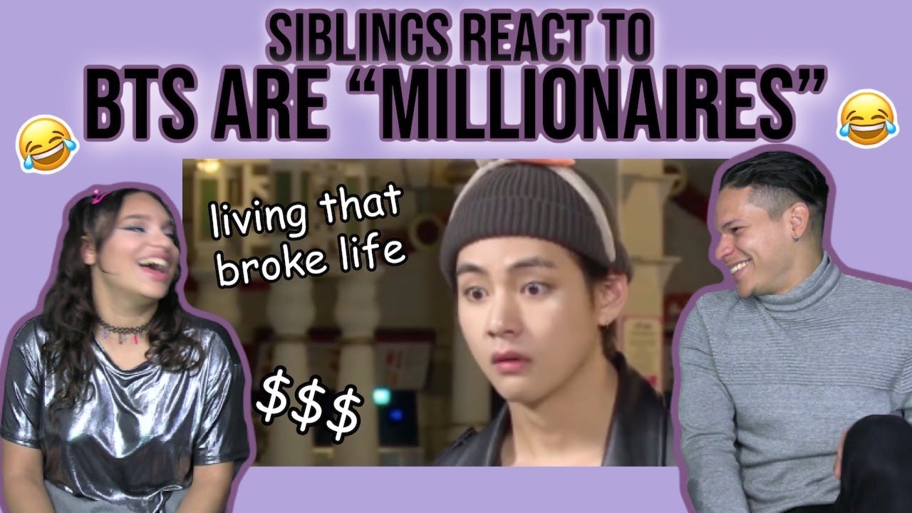 Siblings react to BTS are ''millionaires'' | REACTION 😂💜✨