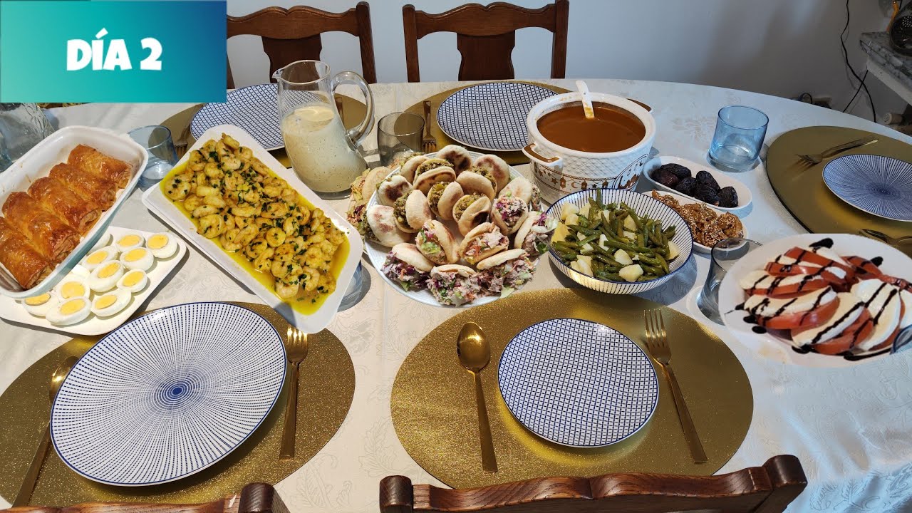 EN 60 MINUTOS MENÚ COMPLETO DIA 2  RAMADAN