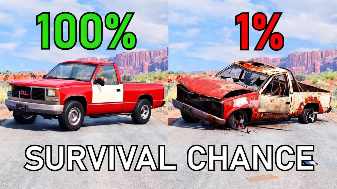Realistic Survival Chance Crashes #7 | BeamNG.drive