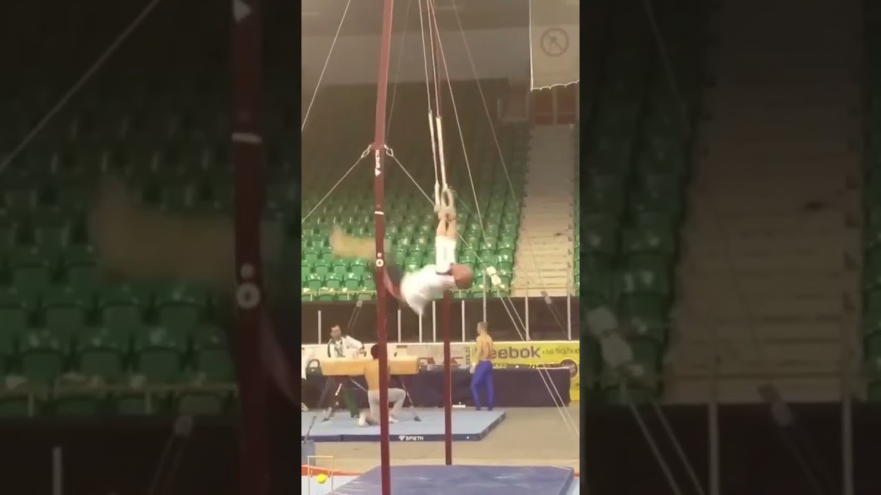 🫣Original dismount! 2.5 double tuck (by Tomi Tuuha) #artisticgymnastics #mag #sport