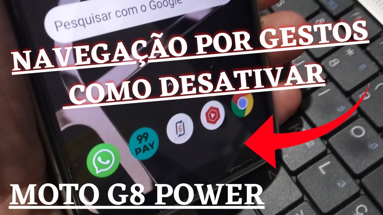 Botão de Navegação no Moto G8 Power | Desativar Navegação Por Gestos no Moto G8 Power
