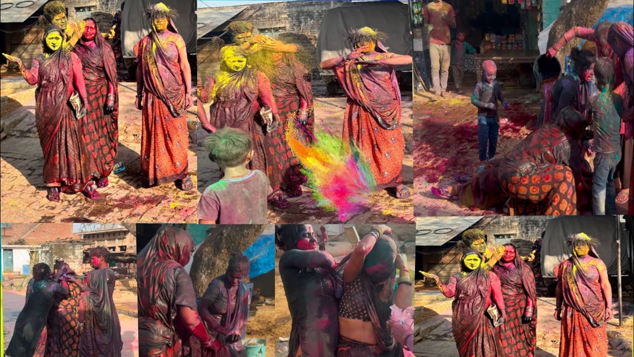 औरतों की कपड़ा फाड़ होली || 2025 UP71 mein hamari bhayankar Holi #video_अच्छा_लगेगा_तो_lik