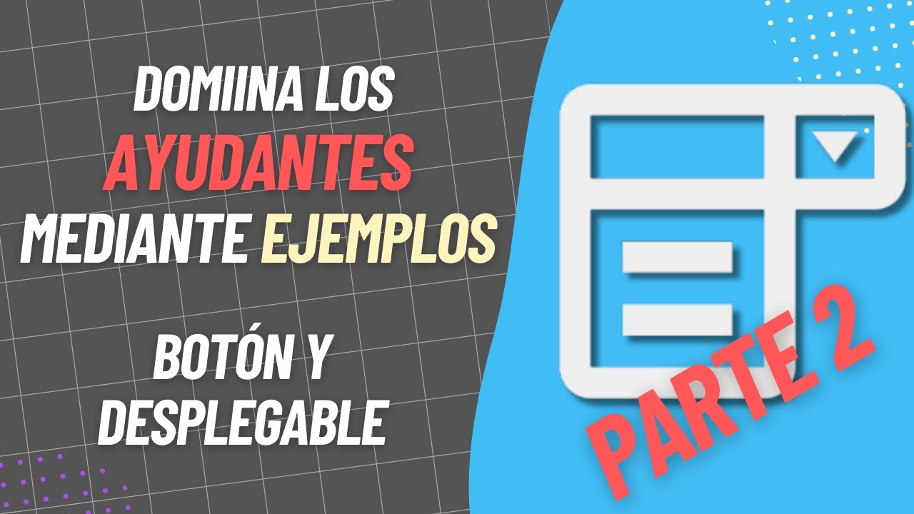 Ayudantes de Home Assistant, Parte 2: Botón y Desplegable con ejemplos