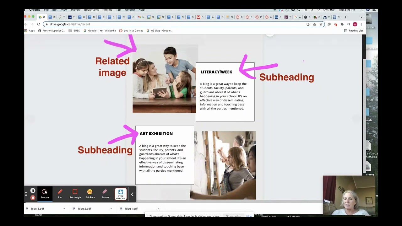 Hallmark: History Blog Project Instruction