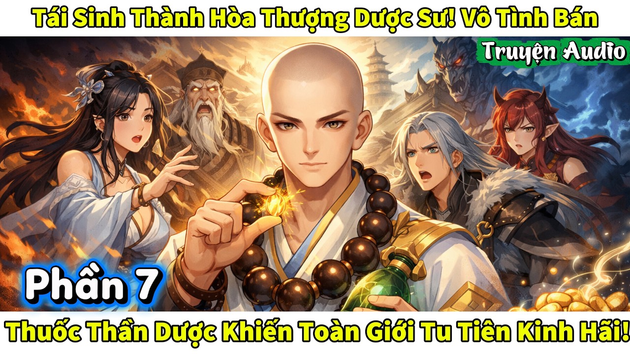 P7 Tái Sinh Thành Hòa Thượng Dược Sư, Vô Tình Bán Thuốc Thần Dược Khiến Toàn Giới Tu Tiên Kinh Hãi!