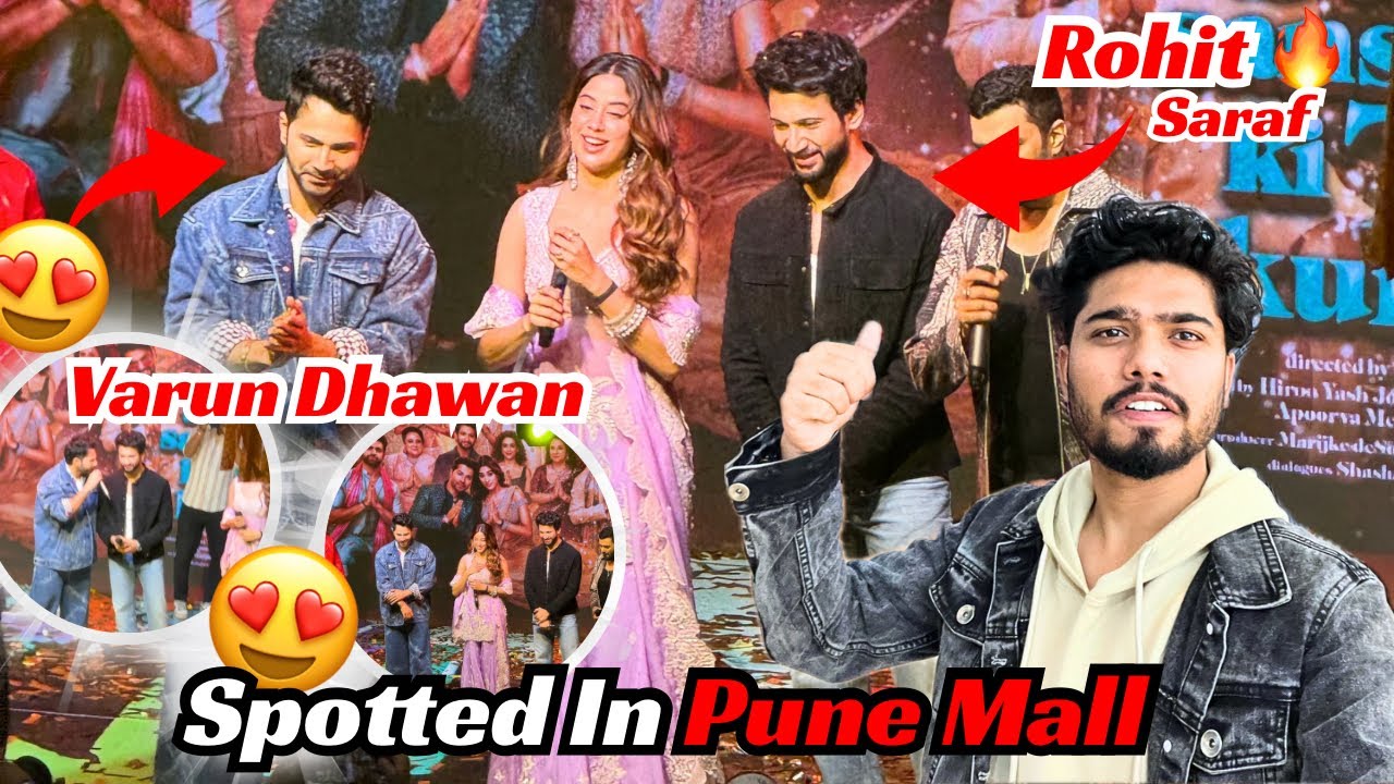 Varun Dhawan & Rohit Saraf❤️ Spotted in Pune Mall😍 