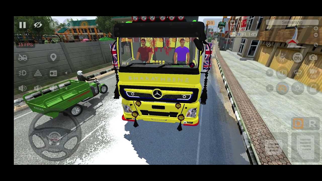 truck driver simulator indonesia॥ truck palatne se bacha #realtruckdriving #realtruckdriving #gamein
