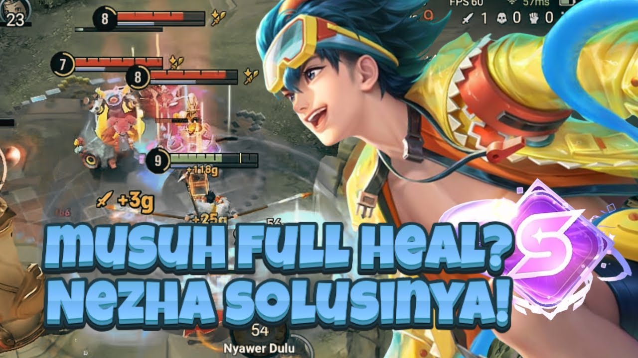 Musuh Full Heal? NEZHA SOLUSINYA!｜HOK｜Honor of kings Indonesia