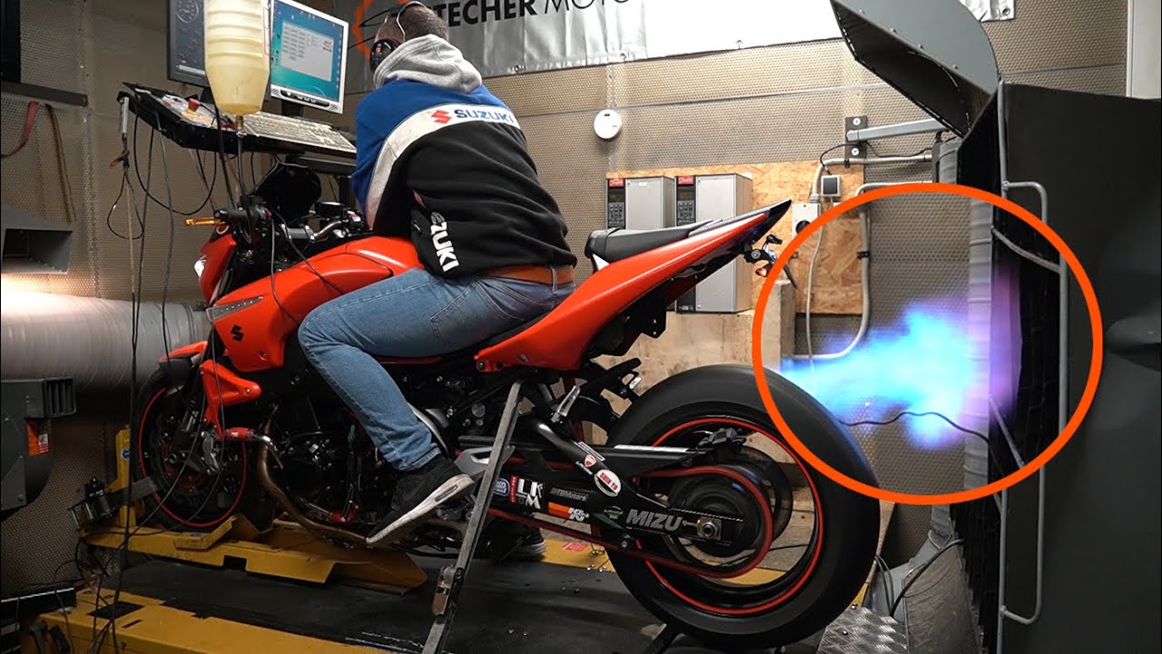 Suzuki B-King brennt den Prüfstand ab | ECU Anpassung