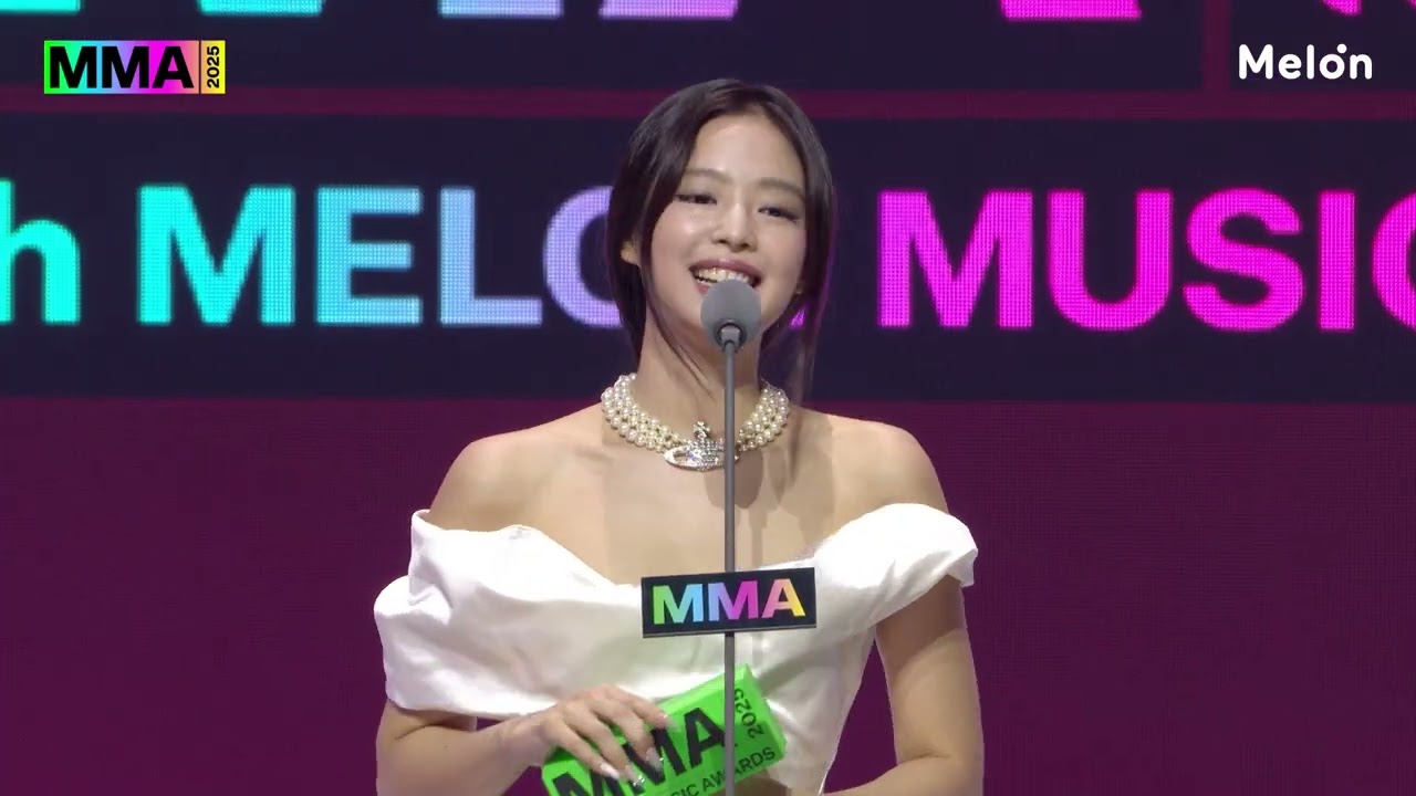 [#MMA2025] 제니 (JENNIE) - TOP10 수상소감 | #제니 #JENNIE #멜론뮤직어워드