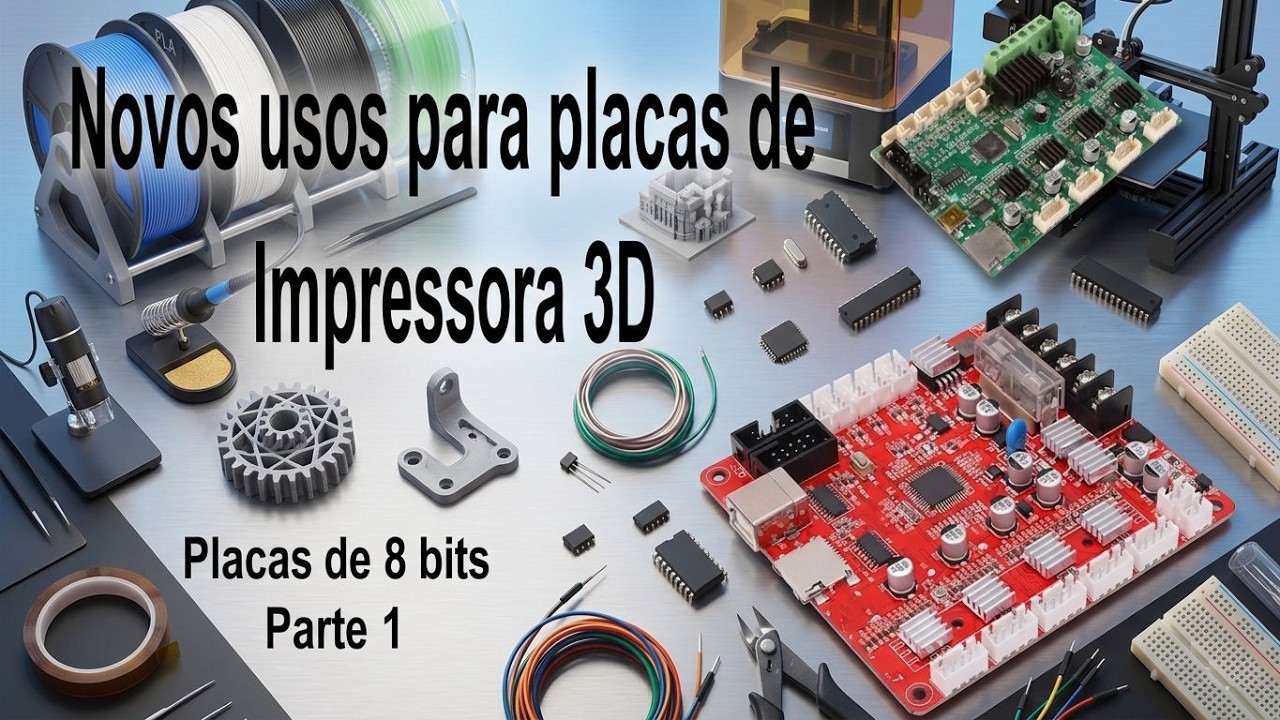 Novas Aplicações para Placas de Impressora 3D #1
