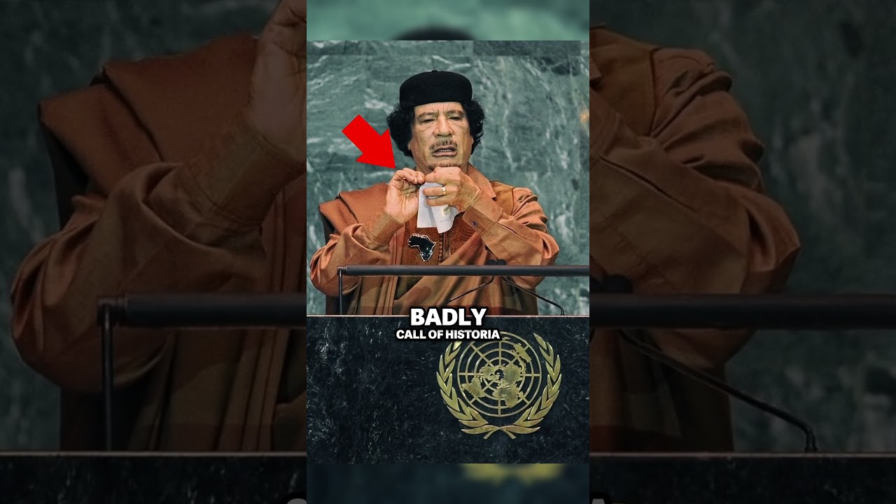 Gaddafi Last Speech at UN 🔥