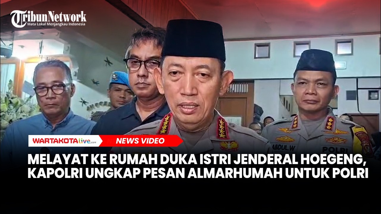 🔴Malam-malam Kapolri Melayat ke Rumah Duka Meriyati Hoegeng, Teringat Pesannya: Jaga Polri