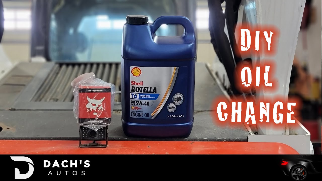 How to Keep Your Bobcat S850 Running Perfectly - Oil Change!