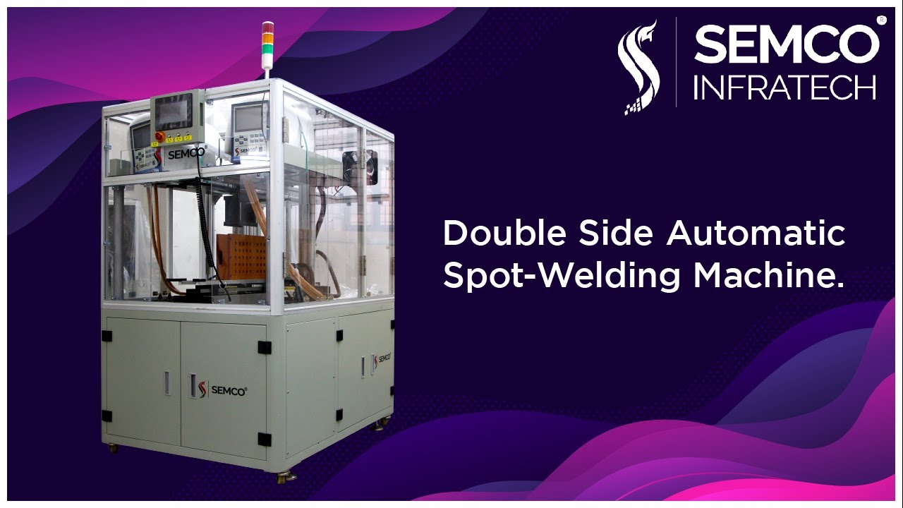 Semco SI-DSWM-6X-8000A Double Side Automatic Spot Welding Machine - Fully Electric