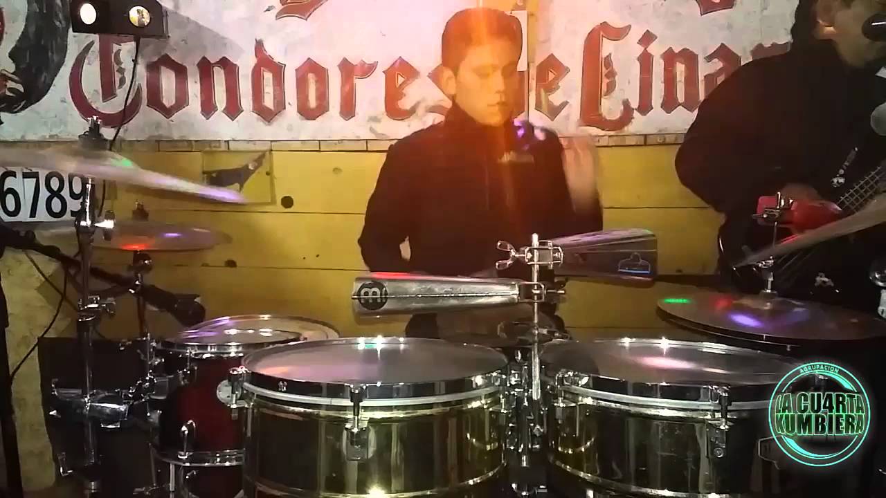 LA CUARTA KUMBIERA - ALVARITO CONTRERAS BATERIA Y TIMBAL. CONTRATACIONES +56991366232