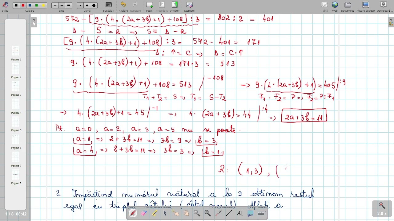 Matematică – Clasa 5 – Recapitulare initiala– Lecția 6 – Explicații, exemple și probleme rezolvate