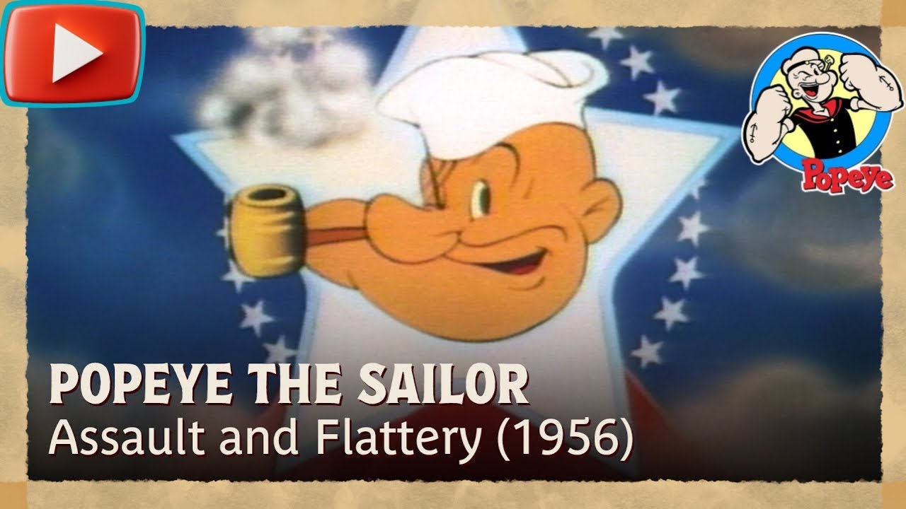 POPEYE THE SAILER COMPILAINT/"Assault and Flattery"/Full HD video/Shemroo fun time/